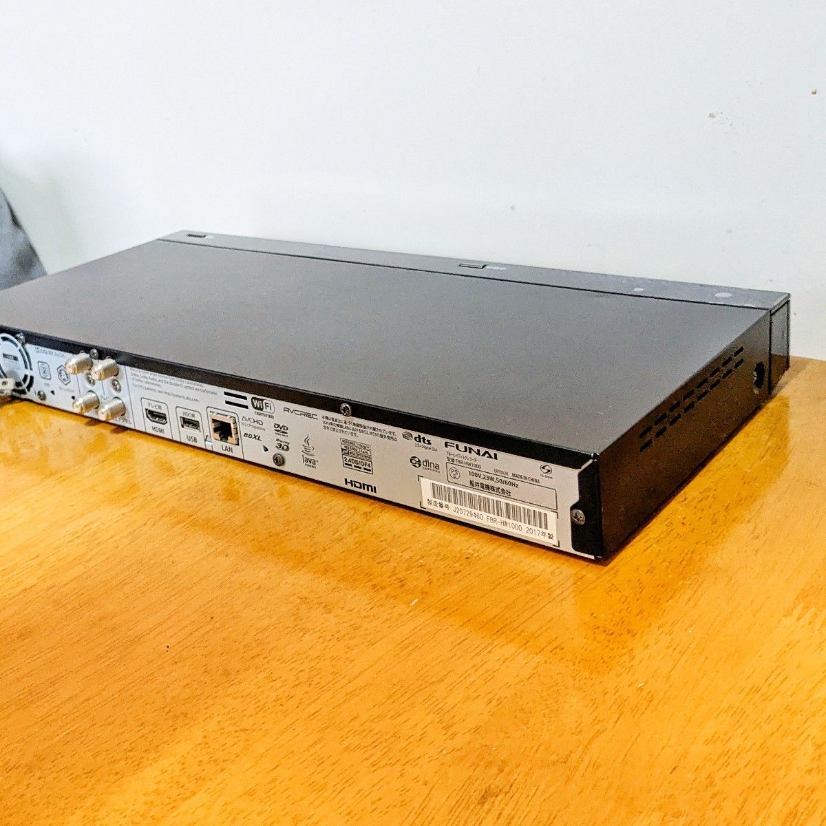 FUNAI 船井電機 ブルーレイレコーダー HDD 1TB(1000GB)→2TB FUNAI 船井電機 ブルーレイレコーダー HDD 1TB(1000GB)→2TB