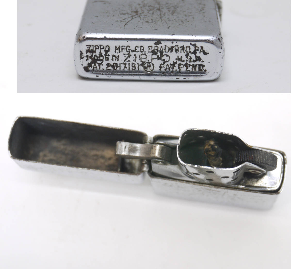 【再入荷!】 古い - Yahoo!オークション ZIPPO スチール ライター ジッポー その他