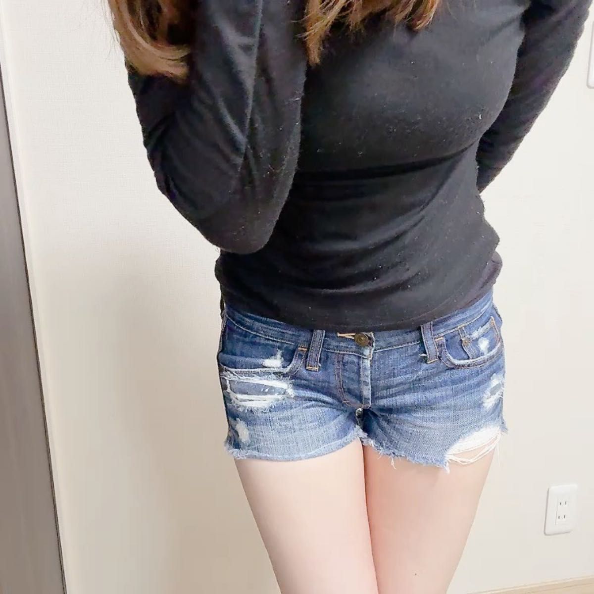 ショートパンツ デニム W24