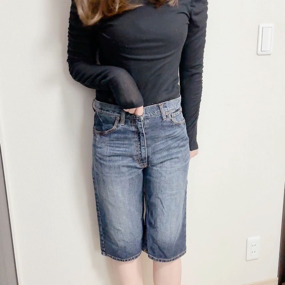 デニム ハーフパンツ Mサイズ