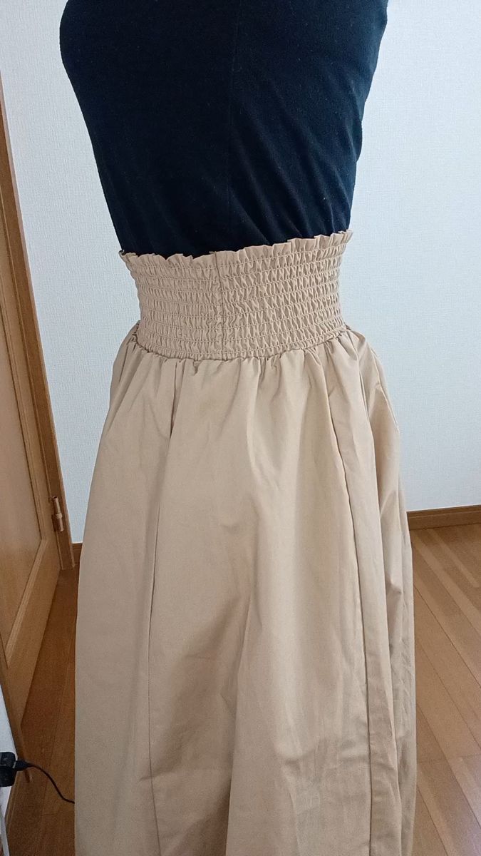GU ロングスカート ウエストゴム
