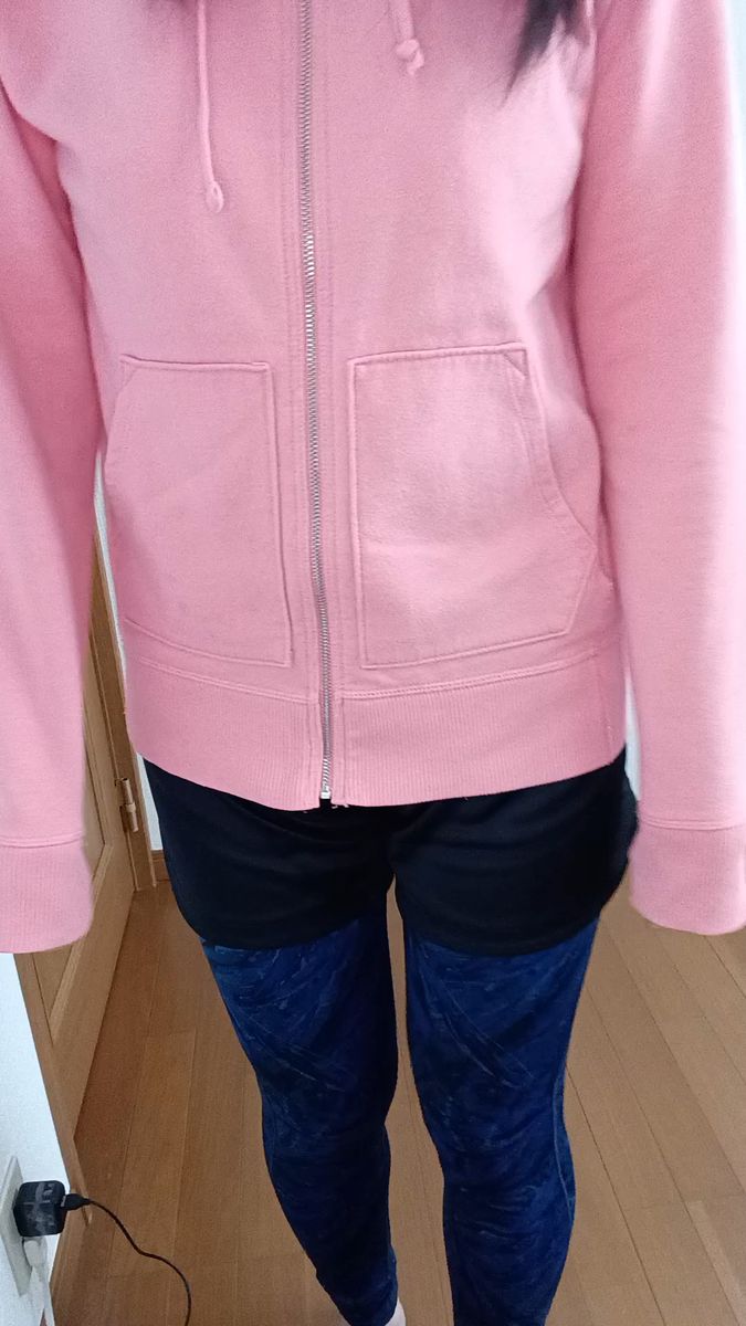 GAP ジップパーカー ピンク