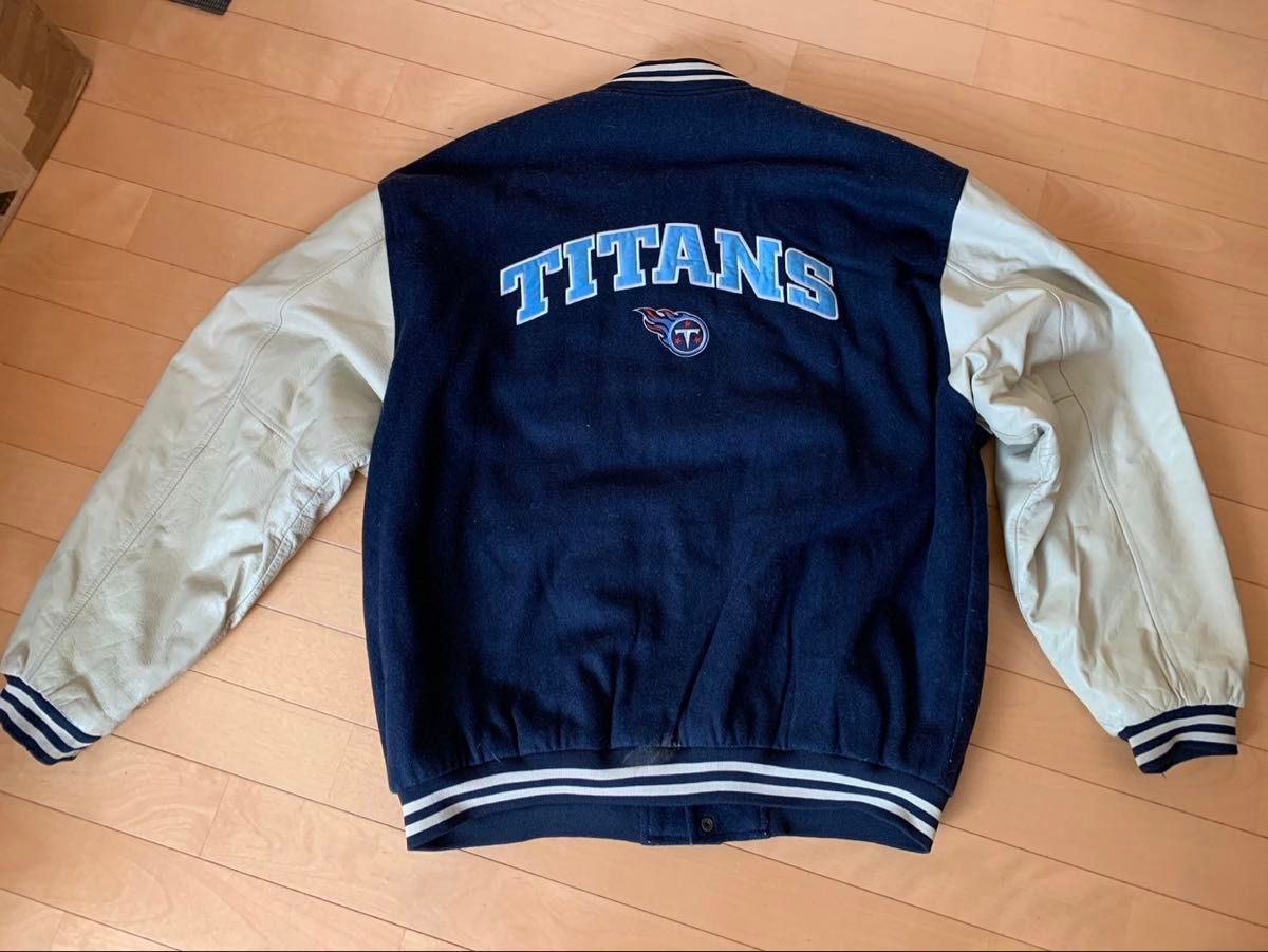 イギリス購入 ヴィンテージスタジャン NFL TITANS XL 早い者勝ち イギリス購入 ヴィンテージスタジャン NFL TITANS XL 早い者勝ち