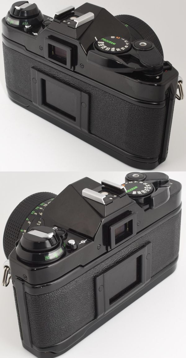 整備/性能測定済】Canon AE-1 PROGRAM ブラック+NEW FD50mmF1 整備/性能測定済】Canon AE-1 PROGRAM ブラック+NEW FD50mmF1