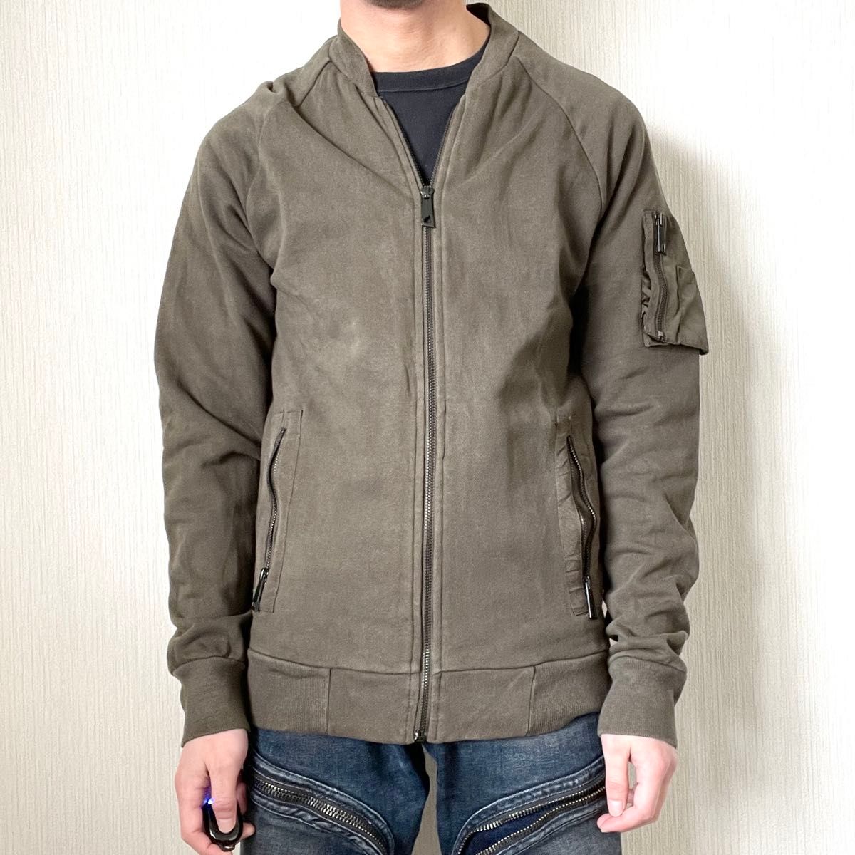 ZARA MAN】ザラマン スウェット MA-1 フライトジャケット ZARA MAN】ザラマン スウェット MA-1 フライトジャケット