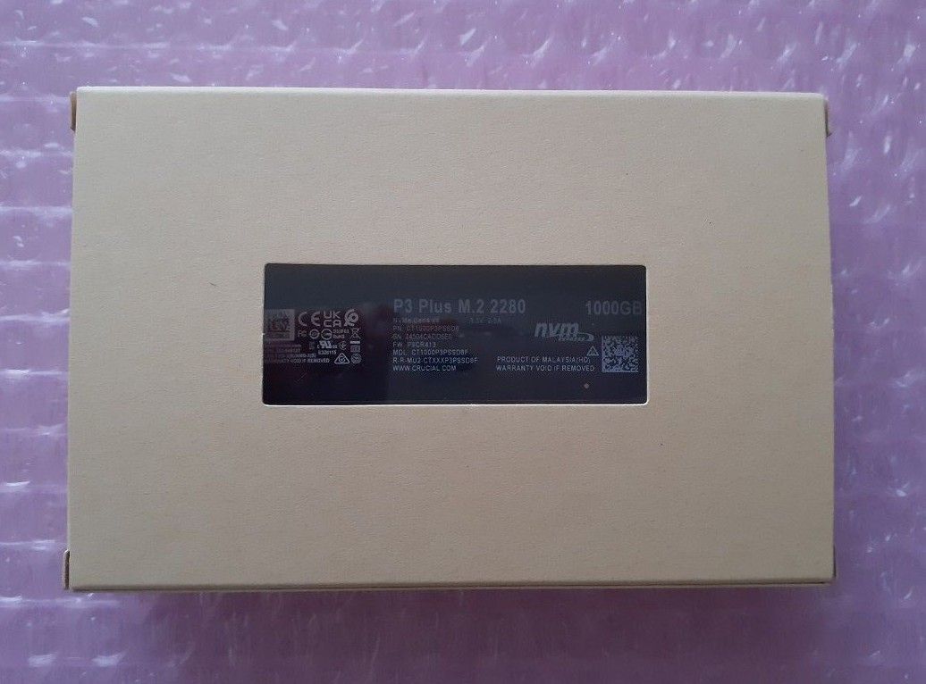 新品未使用 Crucial P3 Plus CT1000P3PSSD8 TLC 1TB｜Yahoo