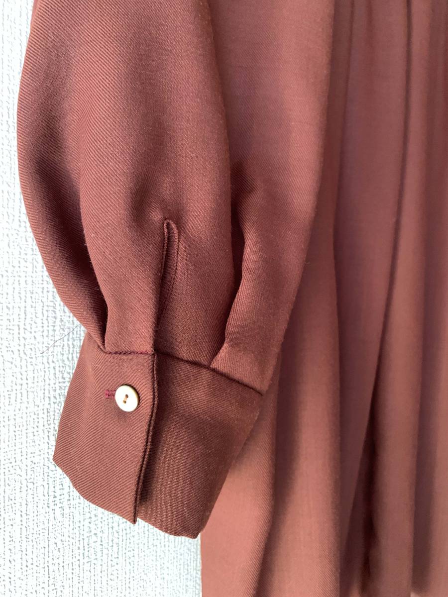  Martini -k Brown soft tops unused short sleeves blouse chocolate work put on also terra‐cotta tea color shirt 