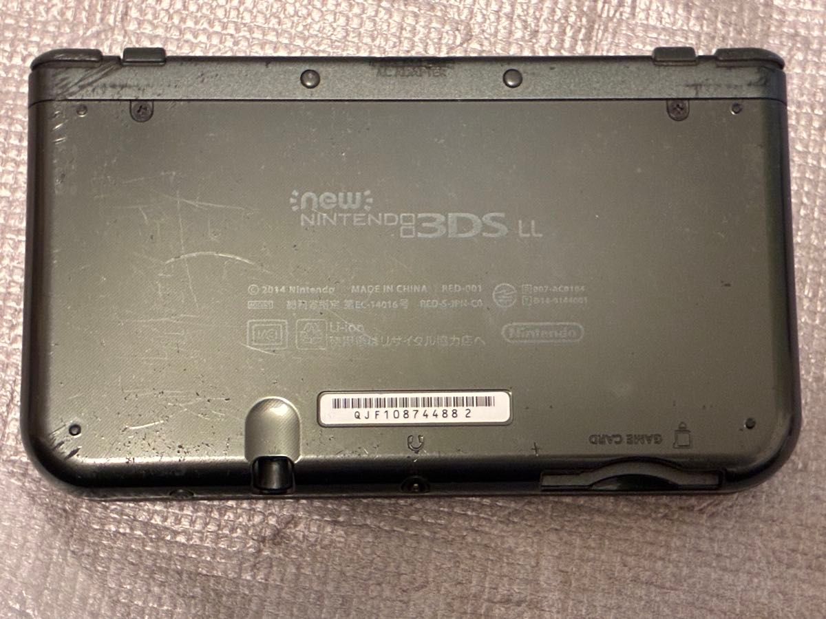 動作良好 Nintendo New 3DS LL RED-001 メタリックブラック 液晶 動作良好 Nintendo New 3DS LL RED-001 メタリックブラック 液晶