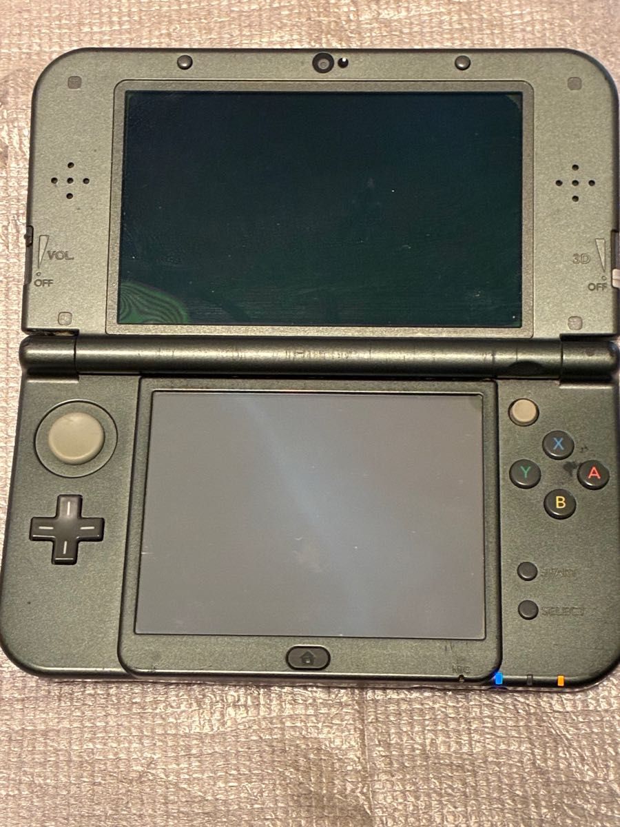 動作良好 Nintendo New 3DS LL RED-001 メタリックブラック 液晶 動作良好 Nintendo New 3DS LL RED-001 メタリックブラック 液晶