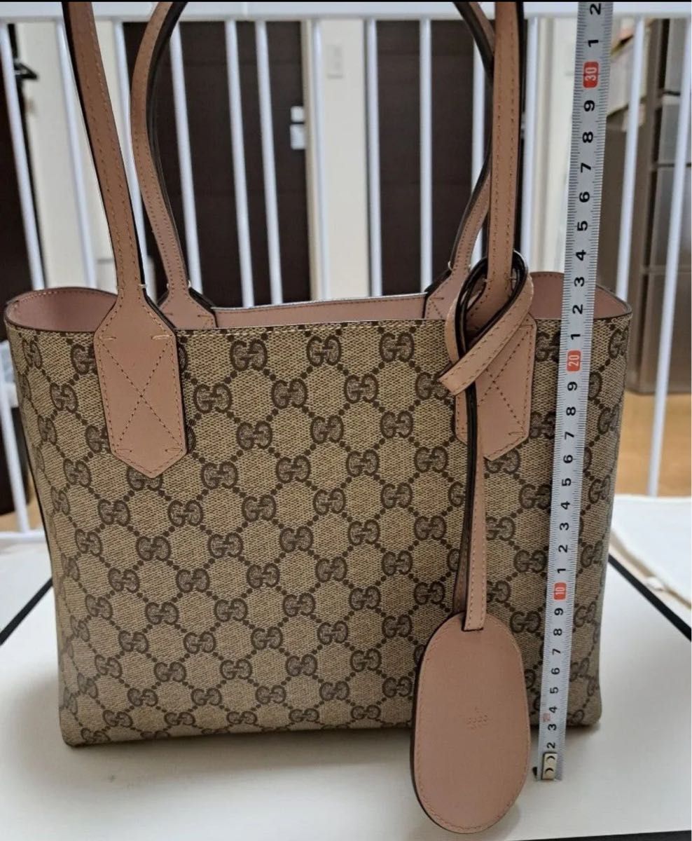 GUCCIGGスプリーム リバーシブル トートバッグ素材 PVC×レザー色 GUCCIGGスプリーム リバーシブル トートバッグ素材 PVC×レザー色