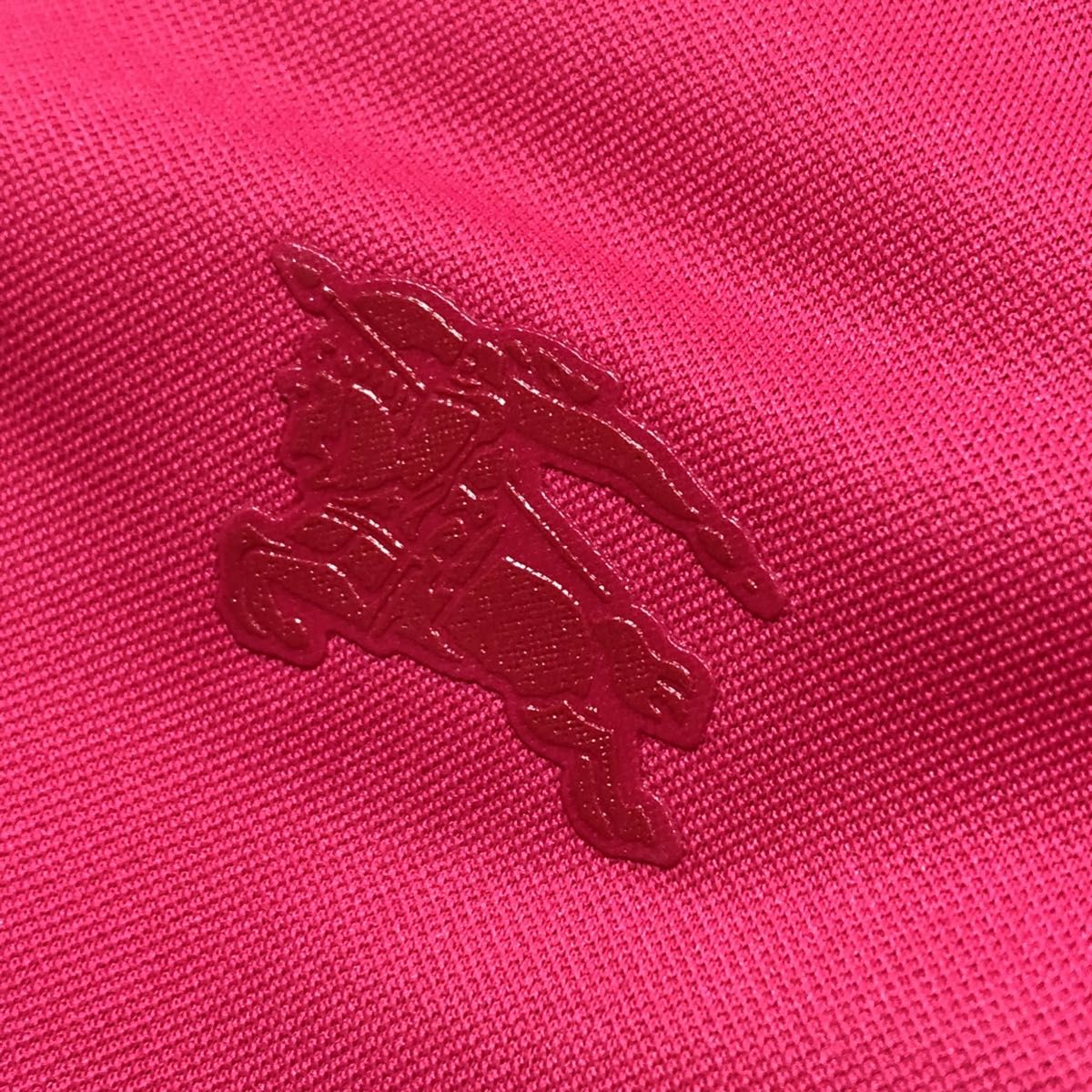 BURBERRYバーバリーゴルフピンクのポロシャツゴルフウェア BURBERRYバーバリーゴルフピンクのポロシャツゴルフウェア