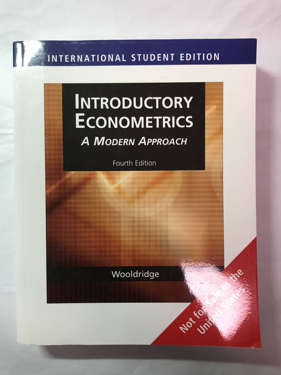 ビッグ割引 [578]【古本】Wooldridge Introductory Econometrics 4th