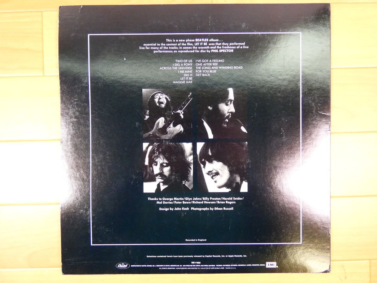 S) THE BEATLES ザ・ビートルズ 「 LET IT BE 」 LPレコード/US S) THE BEATLES ザ・ビートルズ 「 LET IT BE 」 LPレコード/US