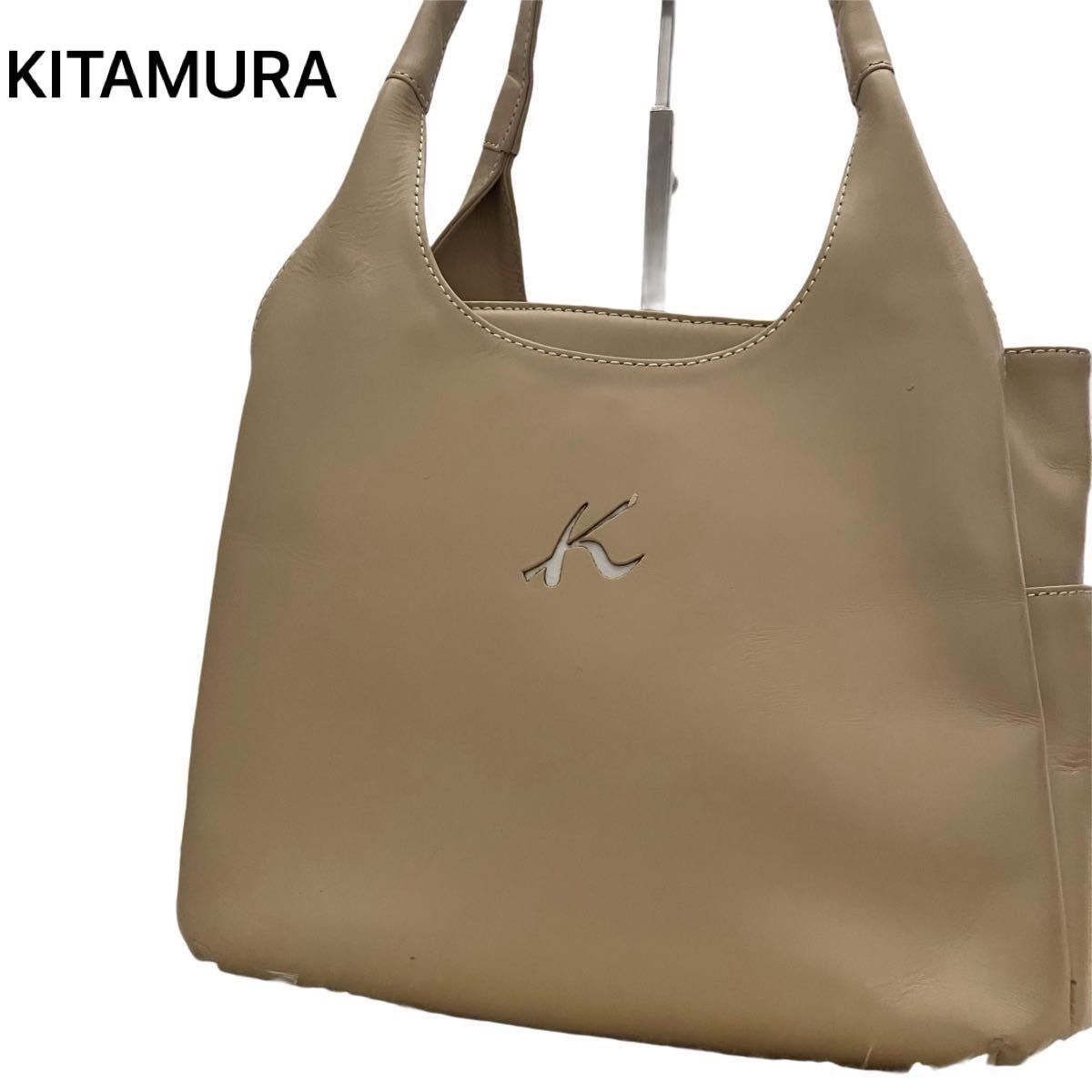 正規品 匿名発送】キタムラ kitamura トートバッグ ベージュ 正規品 匿名発送】キタムラ kitamura トートバッグ ベージュ
