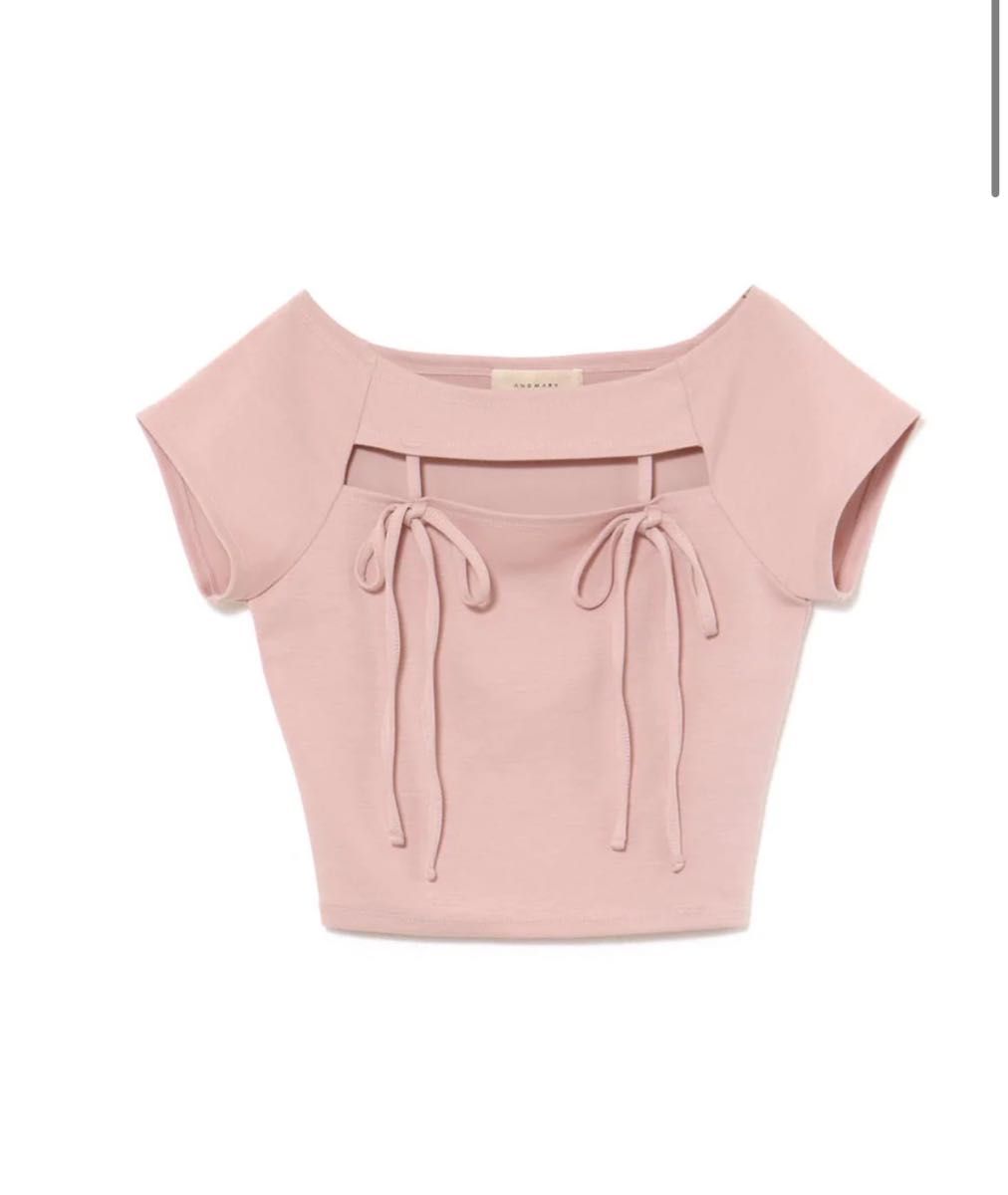 andmary アンドマリー Bebe ribbon tops pink|Yahoo!フリマ(旧 andmary アンドマリー Bebe ribbon tops pink|Yahoo!フリマ(旧