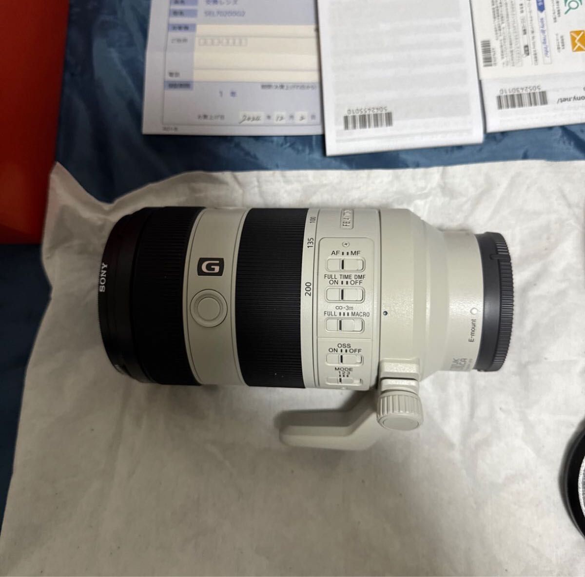 ほぼ新品 メーカー保証と純正フィルター付き SONY SEL70200G2 ほぼ新品 メーカー保証と純正フィルター付き SONY SEL70200G2