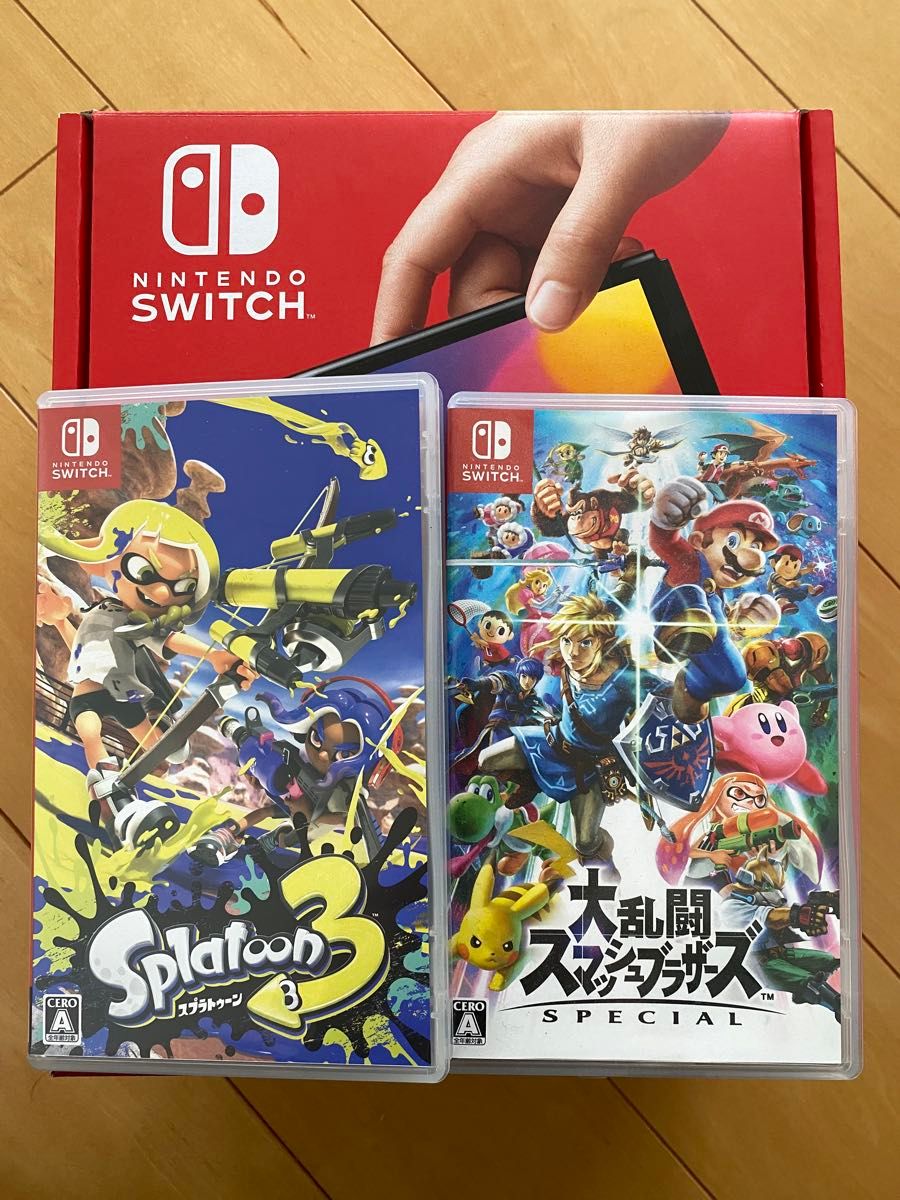 Switch本体 スプラトゥーン3 スマブラ ソフト セット|Yahoo Switch本体 スプラトゥーン3 スマブラ ソフト セット|Yahoo