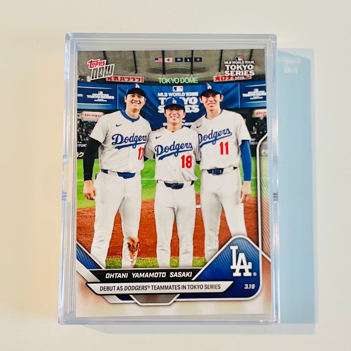TOPPS now 東京シリーズ 大谷翔平 山本由伸 佐々木朗希 MLB TOPPS now 東京シリーズ 大谷翔平 山本由伸 佐々木朗希 MLB