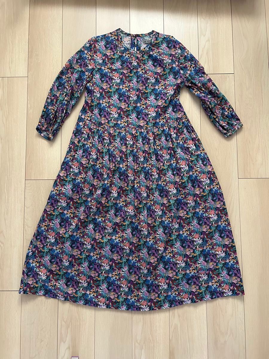 okapi storeリバティ 花柄 長袖 マキシ丈 ワンピース|Yahoo okapi storeリバティ 花柄 長袖 マキシ丈 ワンピース|Yahoo