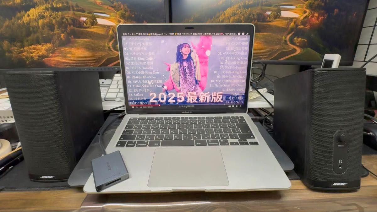 音楽あり、音量注意、BOSE Companion2 Series II スピーカー