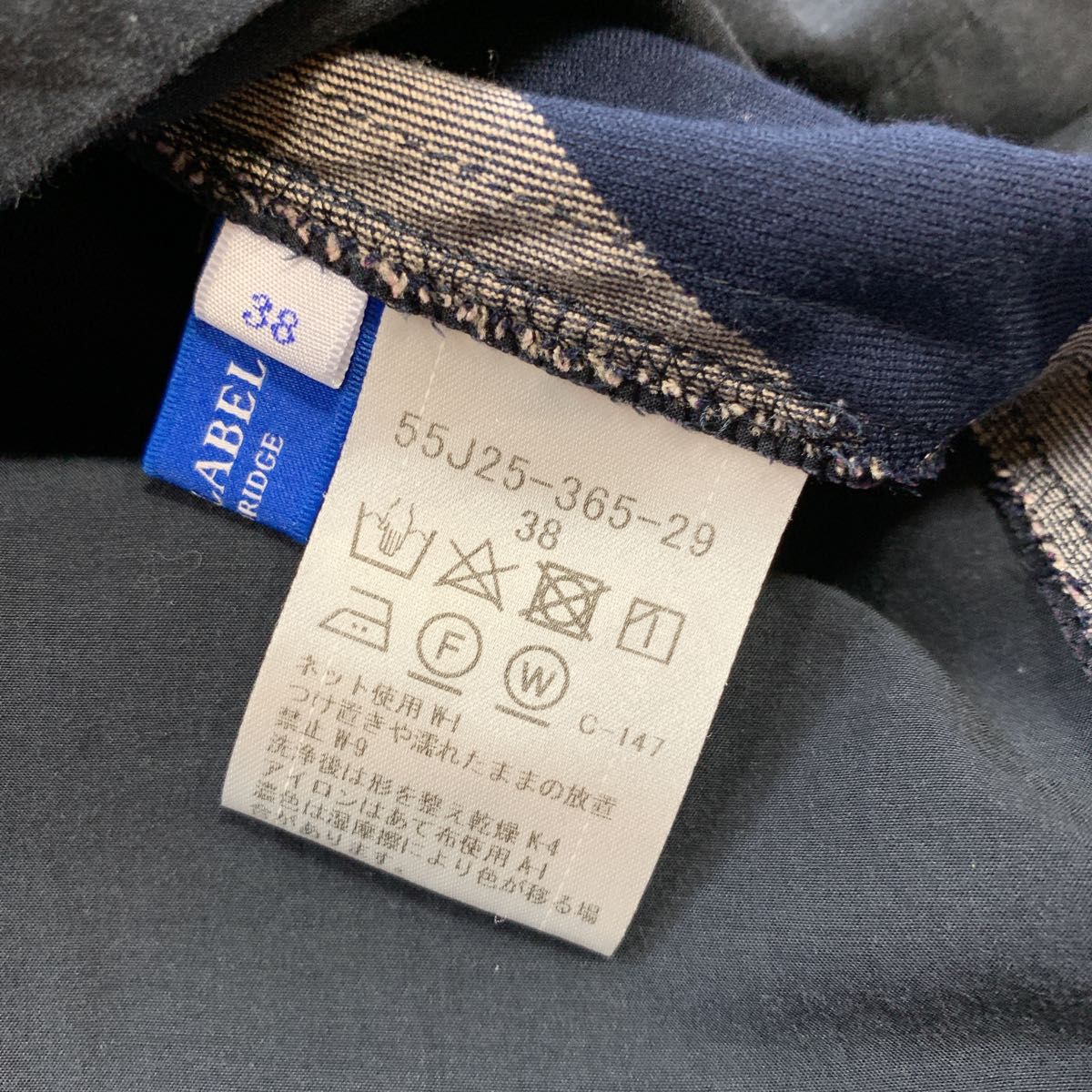 BLUELABEL CRESTBRIDGE シャツワンピース サイドチェック柄 BLUELABEL CRESTBRIDGE シャツワンピース サイドチェック柄