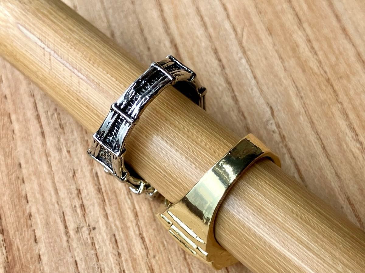 値引 925 2個 リング シルバー ヴィンテージ 刻印 指輪 ゴールド 18号~