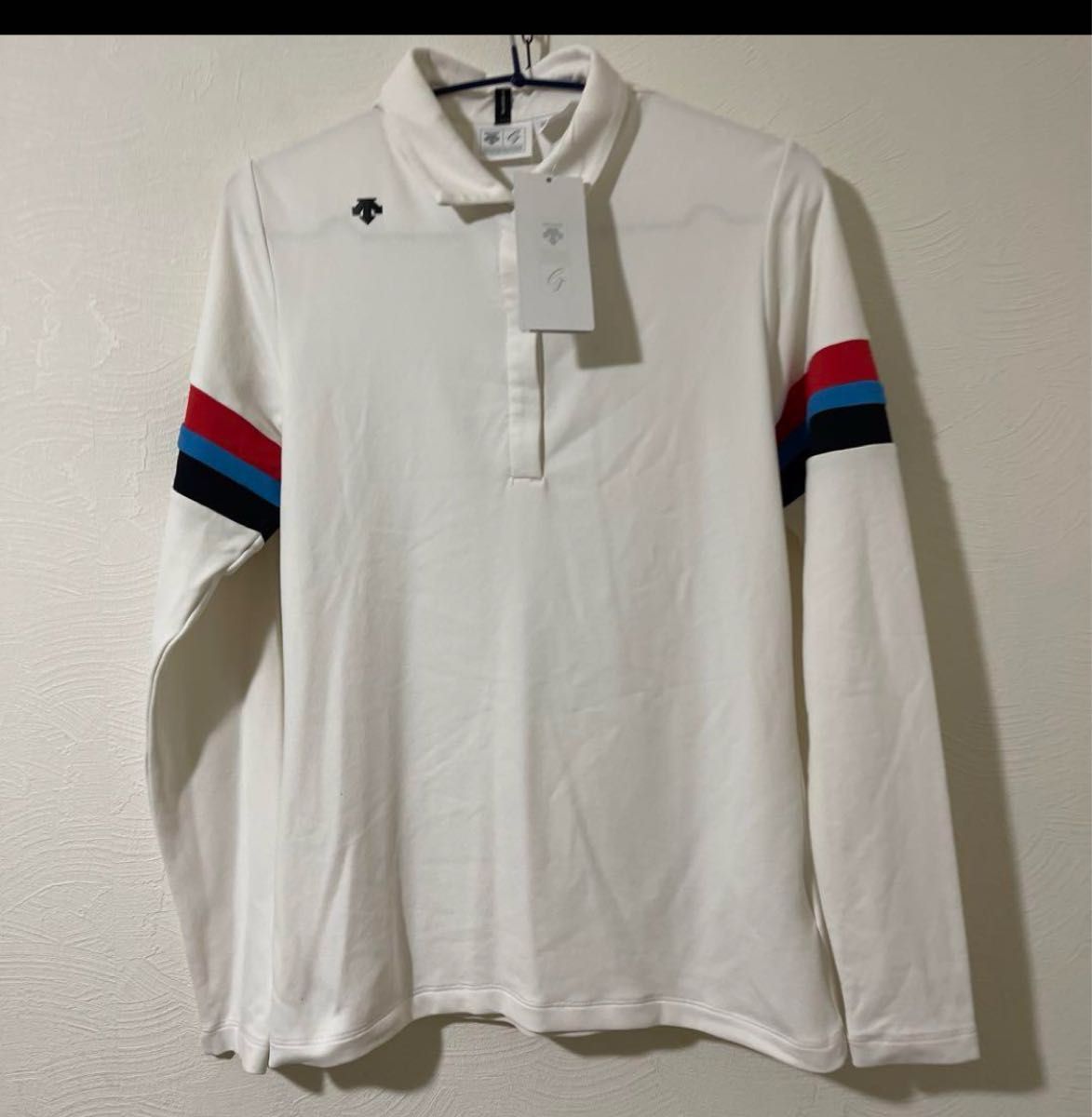 新品M デサントゴルフ DESCENTE GOLF ストレッチ長袖ポロシャツ 新品M デサントゴルフ DESCENTE GOLF ストレッチ長袖ポロシャツ