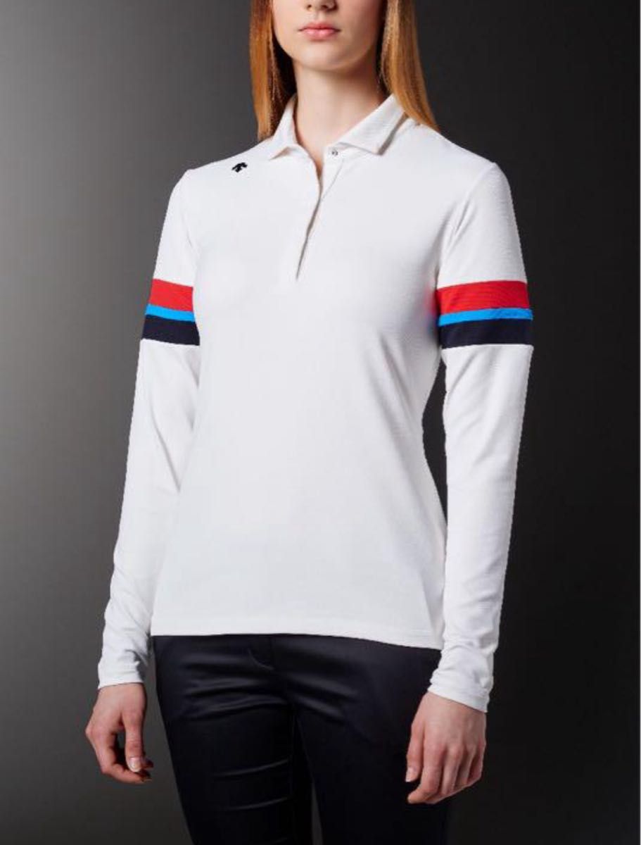 新品M デサントゴルフ DESCENTE GOLF ストレッチ長袖ポロシャツ 新品M デサントゴルフ DESCENTE GOLF ストレッチ長袖ポロシャツ