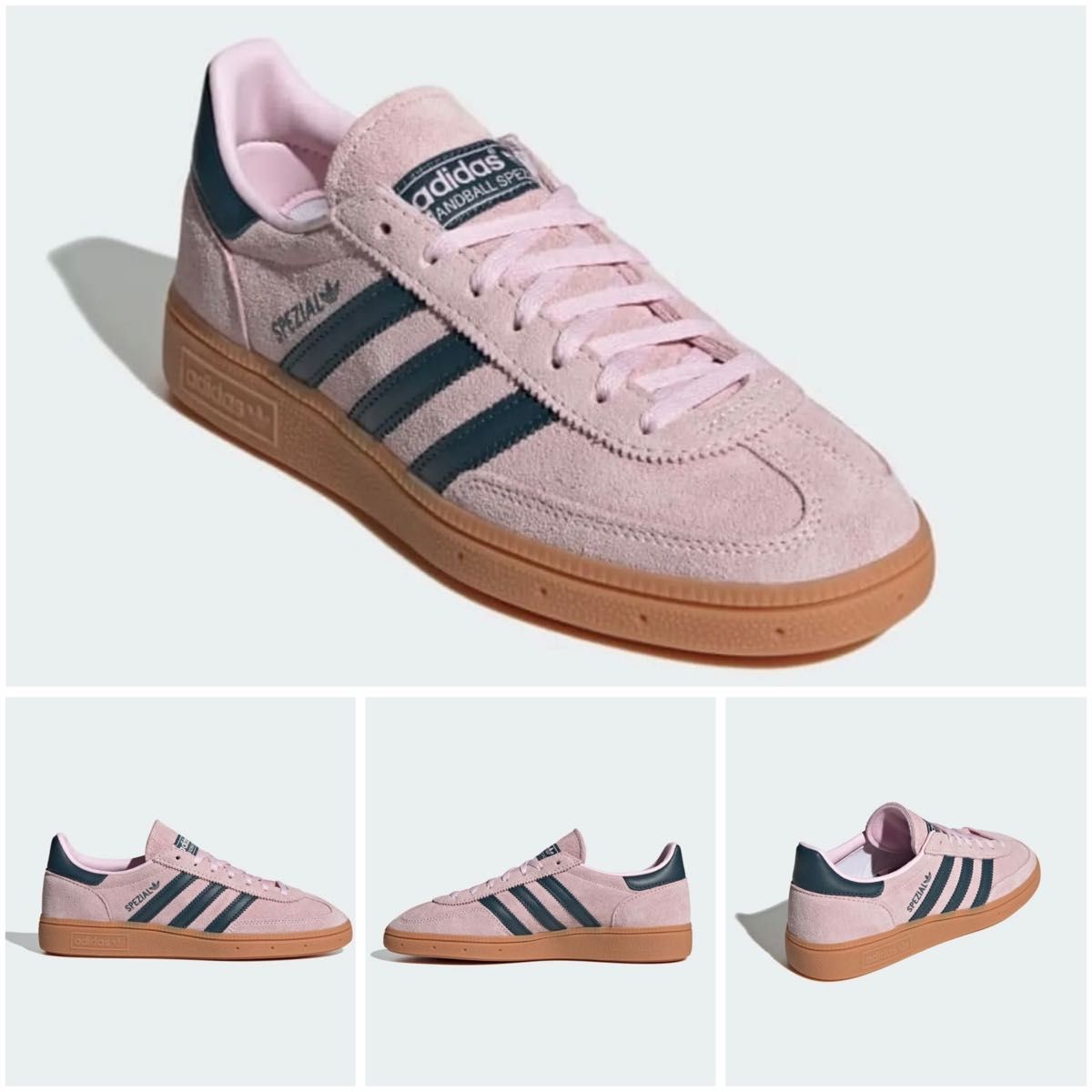 新品未使用24cm adidas ピンク スニーカー ハンドボール 新品未使用24cm adidas ピンク スニーカー ハンドボール