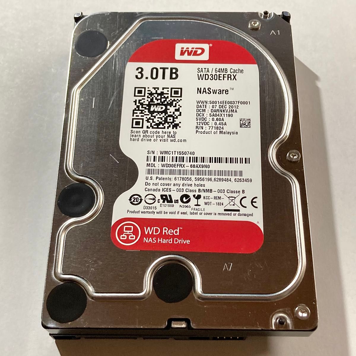 3TB WD Red 3 5インチ SATA 内蔵型HDD 中古 WD30EFRX 内蔵型 3TB WD Red 3 5インチ SATA 内蔵型HDD 中古 WD30EFRX 内蔵型