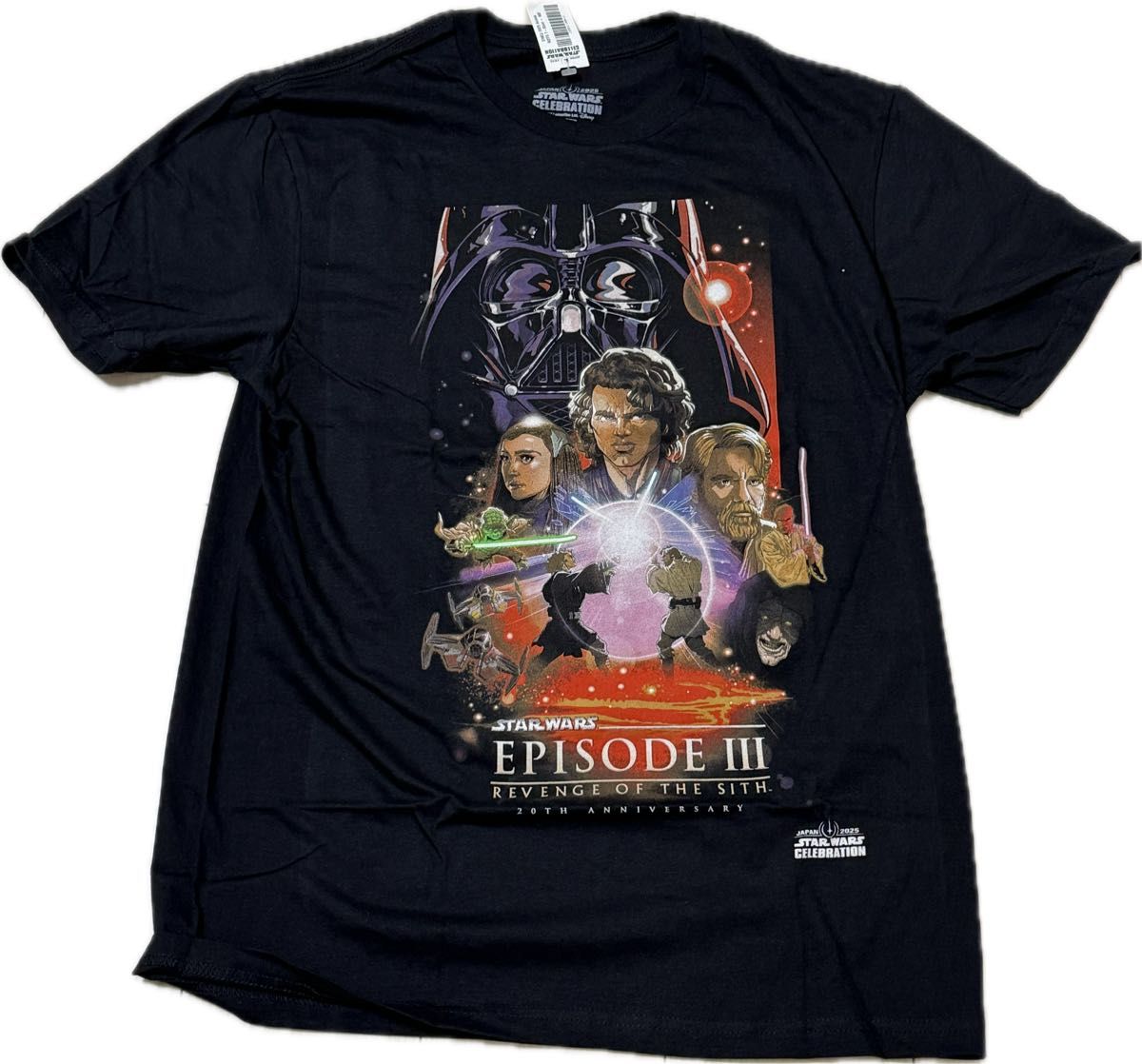 スターウォーズセレブレーション revenge of the sithTシャツM スターウォーズセレブレーション anime revenge of the sith T