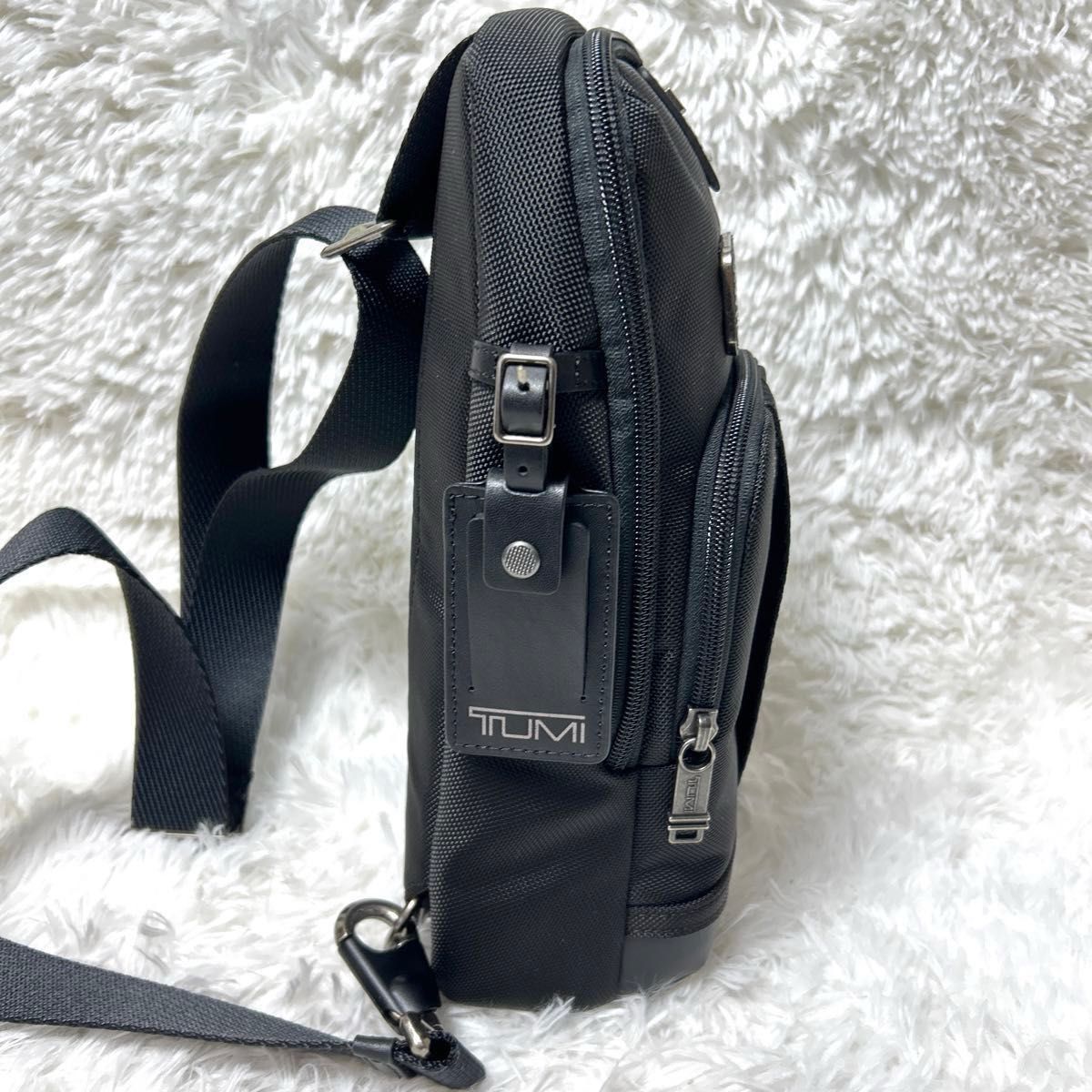 極美品・未使用級】 TUMI トゥミ レザー キャンバス クロス 極美品・未使用級】 TUMI トゥミ レザー キャンバス クロス