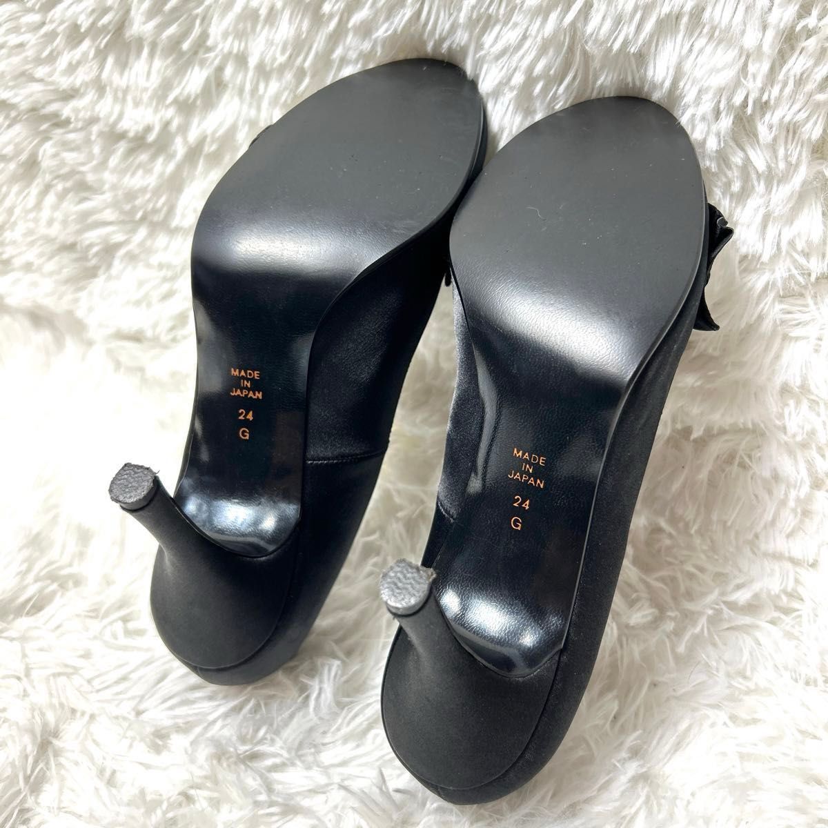 美品】DIANA ナイロンリボンパンプス ブラック 24cm|Yahoo 美品】DIANA ナイロンリボンパンプス ブラック 24cm|Yahoo