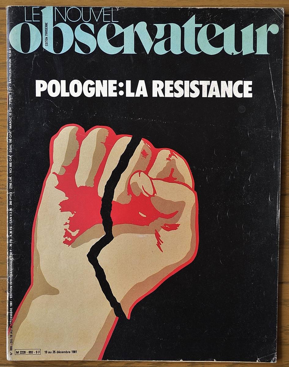 稀少！Le Nouvel Observateur誌/Decembre,1981/France/_画像1
