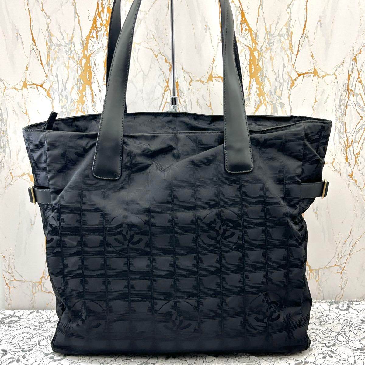 極美品 CHANEL シャネル ニュートラベルライン トートバッグ GM 極美品 CHANEL シャネル ニュートラベルライン トートバッグ GM