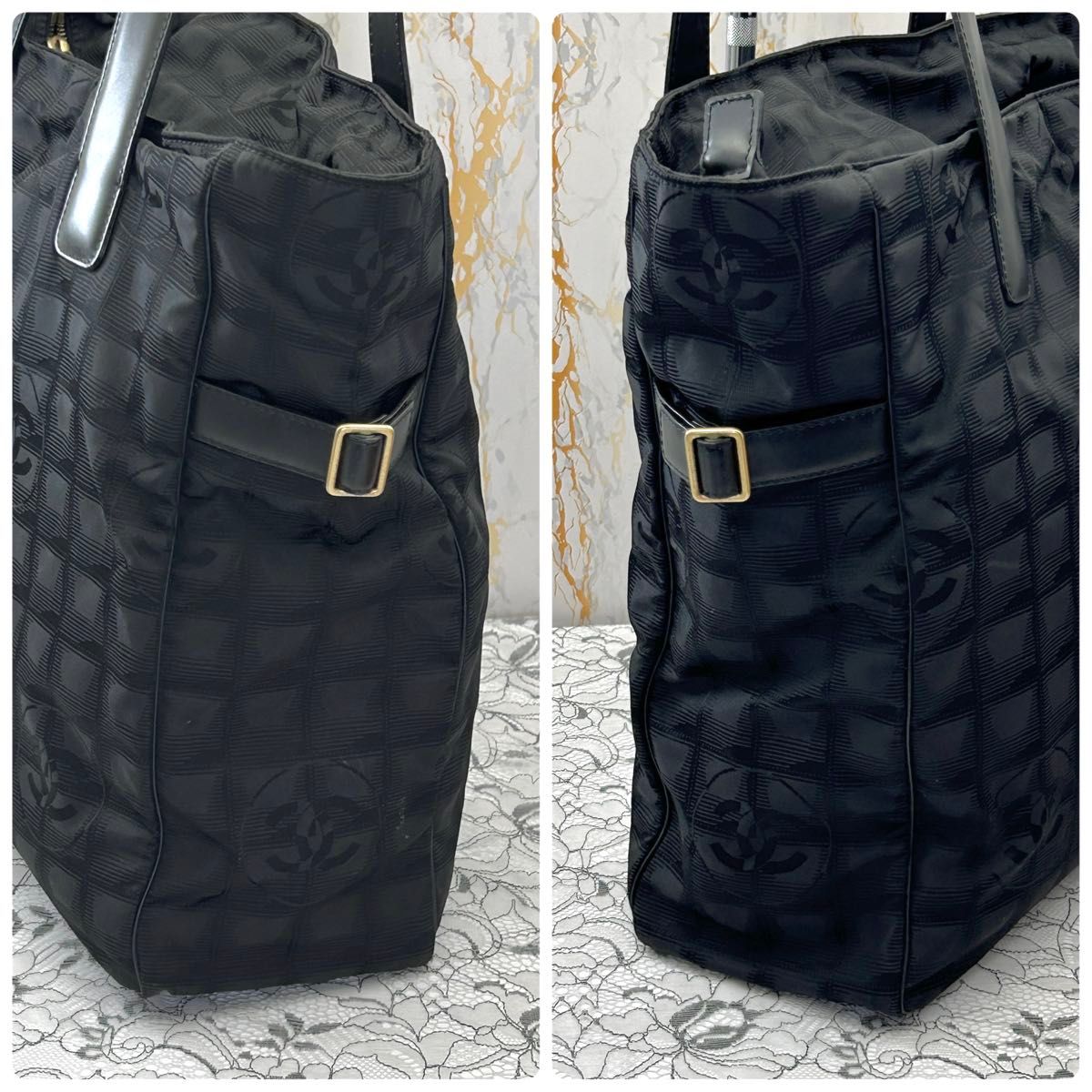 極美品 CHANEL シャネル ニュートラベルライン トートバッグ GM 極美品 CHANEL シャネル ニュートラベルライン トートバッグ GM