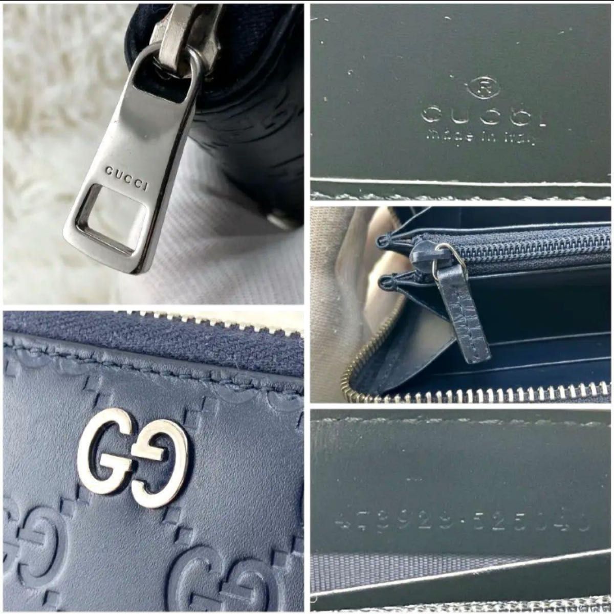 極美品 グッチ 長財布 ラウンドファスナー シマレザー GG|Yahoo 極美品 グッチ 長財布 ラウンドファスナー シマレザー GG|Yahoo