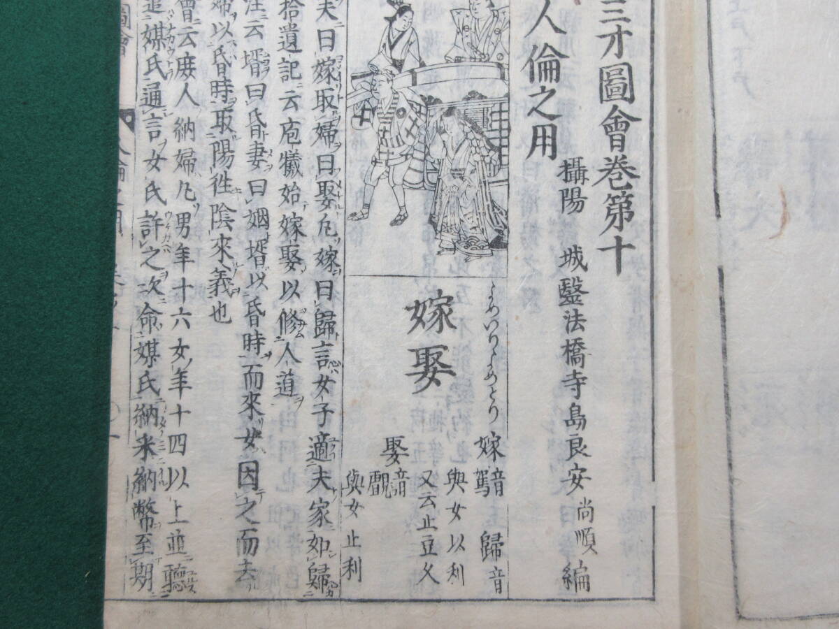 8)江戸期絵入り和本 『和漢三才図会 十巻 人倫之用』 正德3年 検 8)江戸期絵入り和本 『和漢三才図会 十巻 人倫之用』 正德3年 検