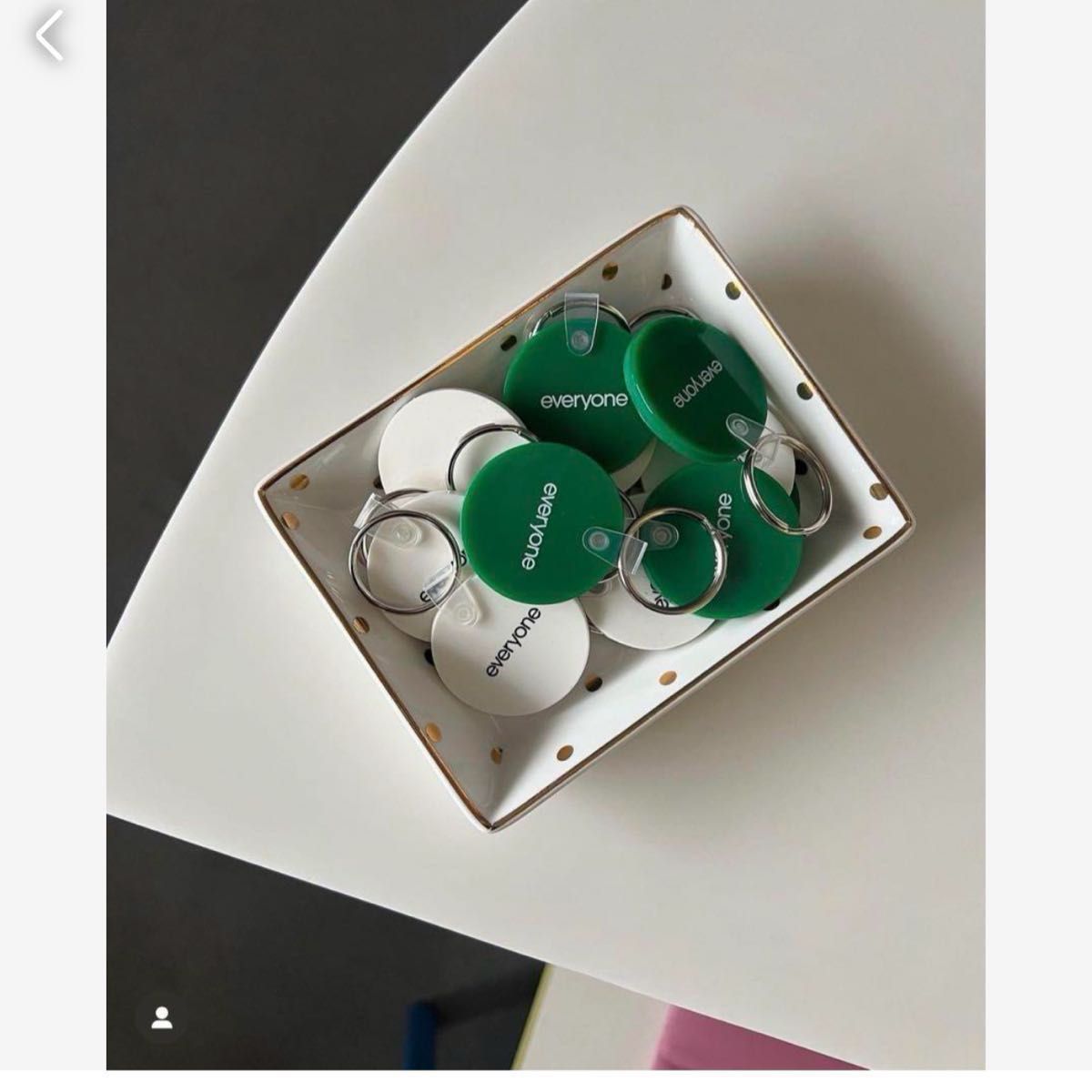everyone rubber keychain green キーホルダー(グリーン everyone rubber keychain green キーホルダー(グリーン