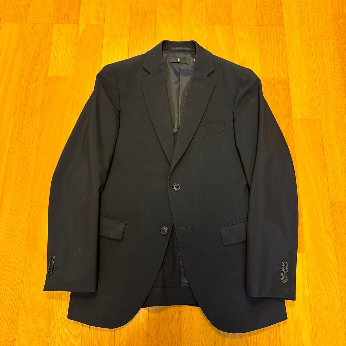 UNIQLO +J ウールテーラードジャケット パンツ セットアップ 黒 UNIQLO +J ウールテーラードジャケット パンツ セットアップ 黒
