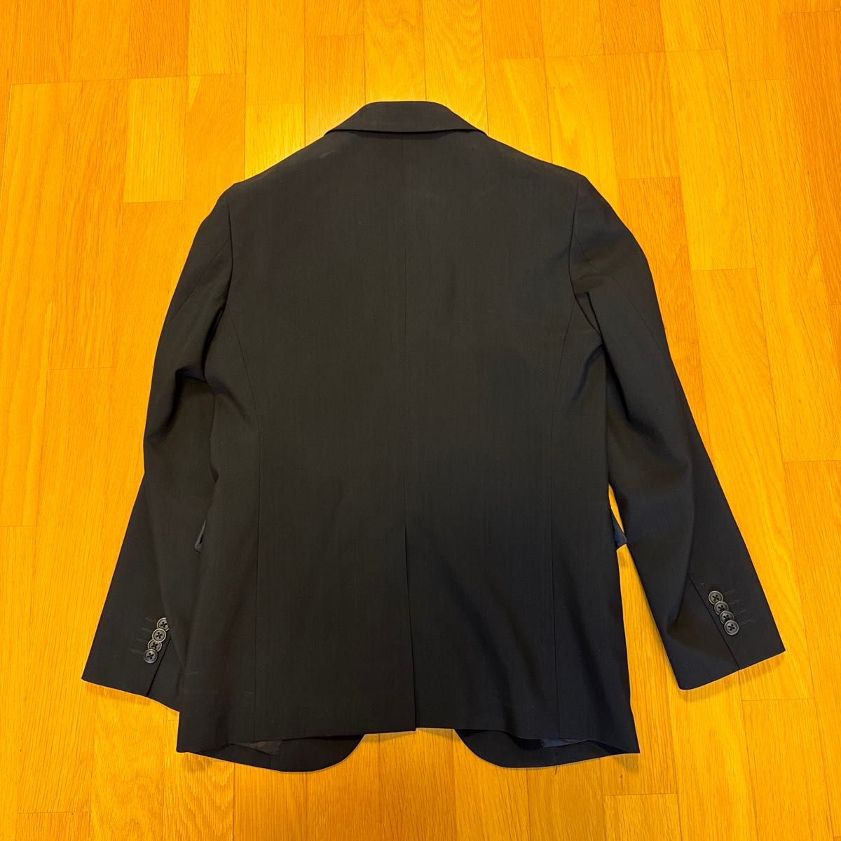 UNIQLO +J ウールテーラードジャケット パンツ セットアップ 黒 UNIQLO +J ウールテーラードジャケット パンツ セットアップ 黒