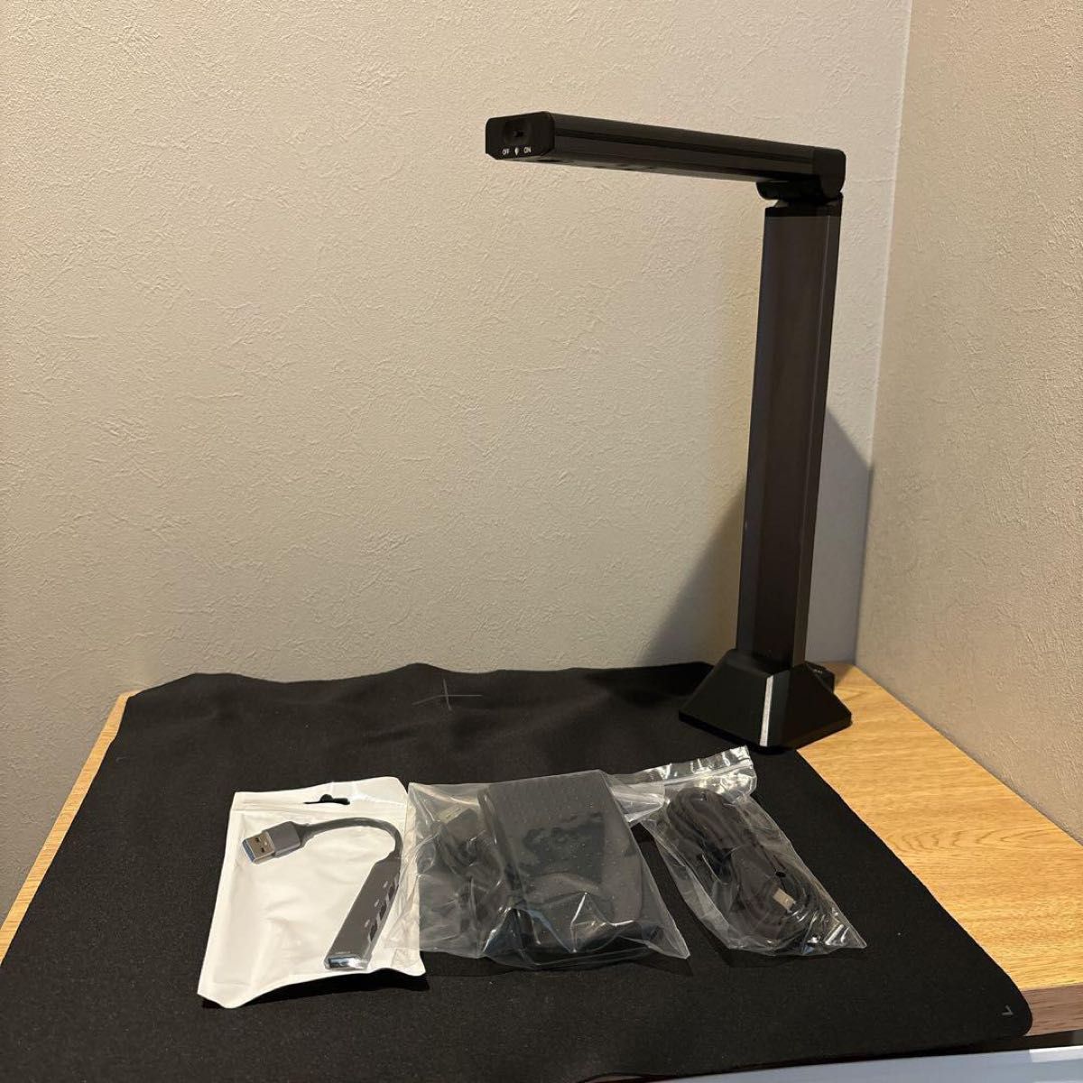ドキュメントスキャナー 黒 LEDライト付き ブックスキャナー A3 ドキュメントスキャナー 黒 LEDライト付き ブックスキャナー A3
