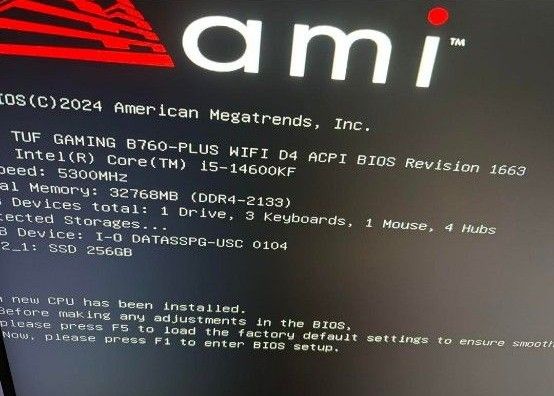 動作確認の為1回使用】Intel core i5 14600kf 動作確認済み 動作確認の為1回使用】Intel core i5 14600kf 動作確認済み