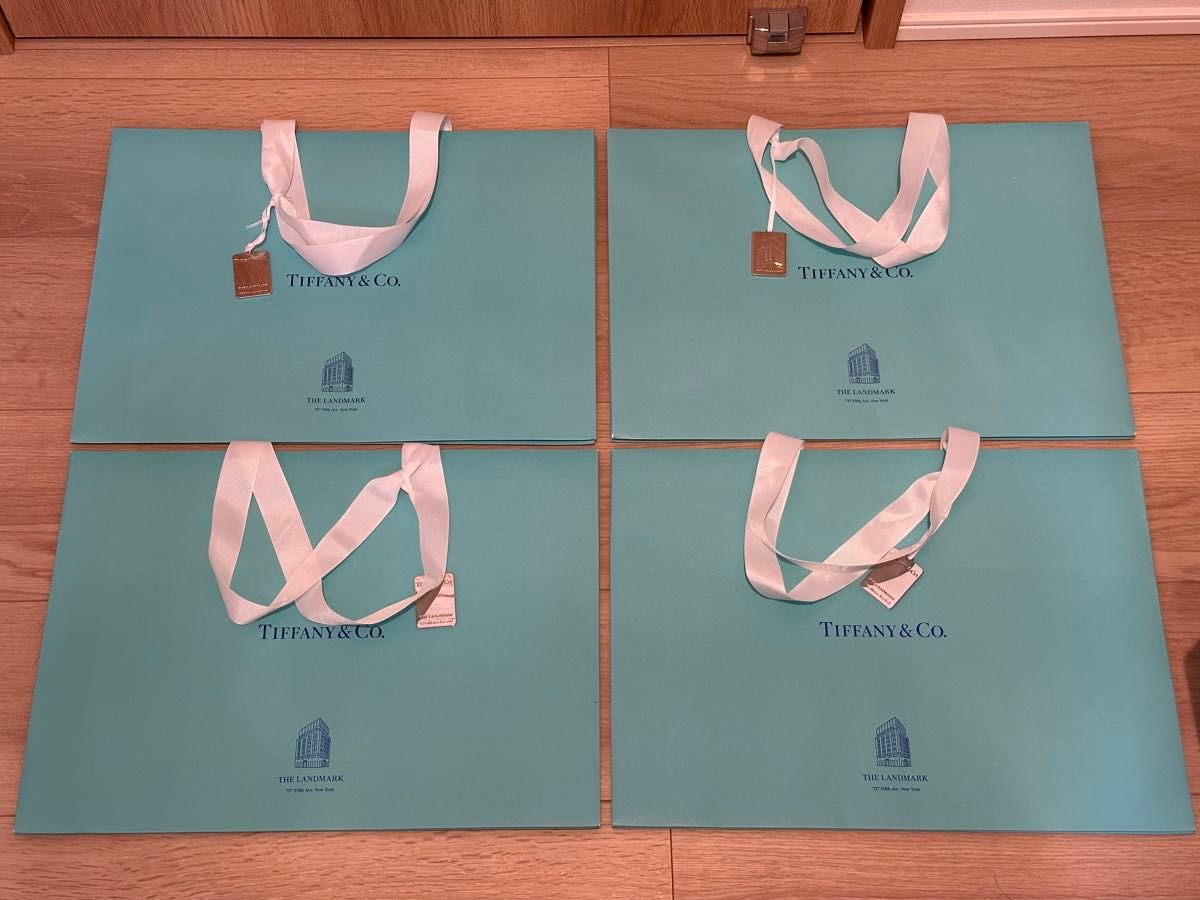 TIFFANY&Co ニューヨーク店チャーム付 ショップバッグ TIFFANY&Co ニューヨーク店チャーム付 ショップバッグ