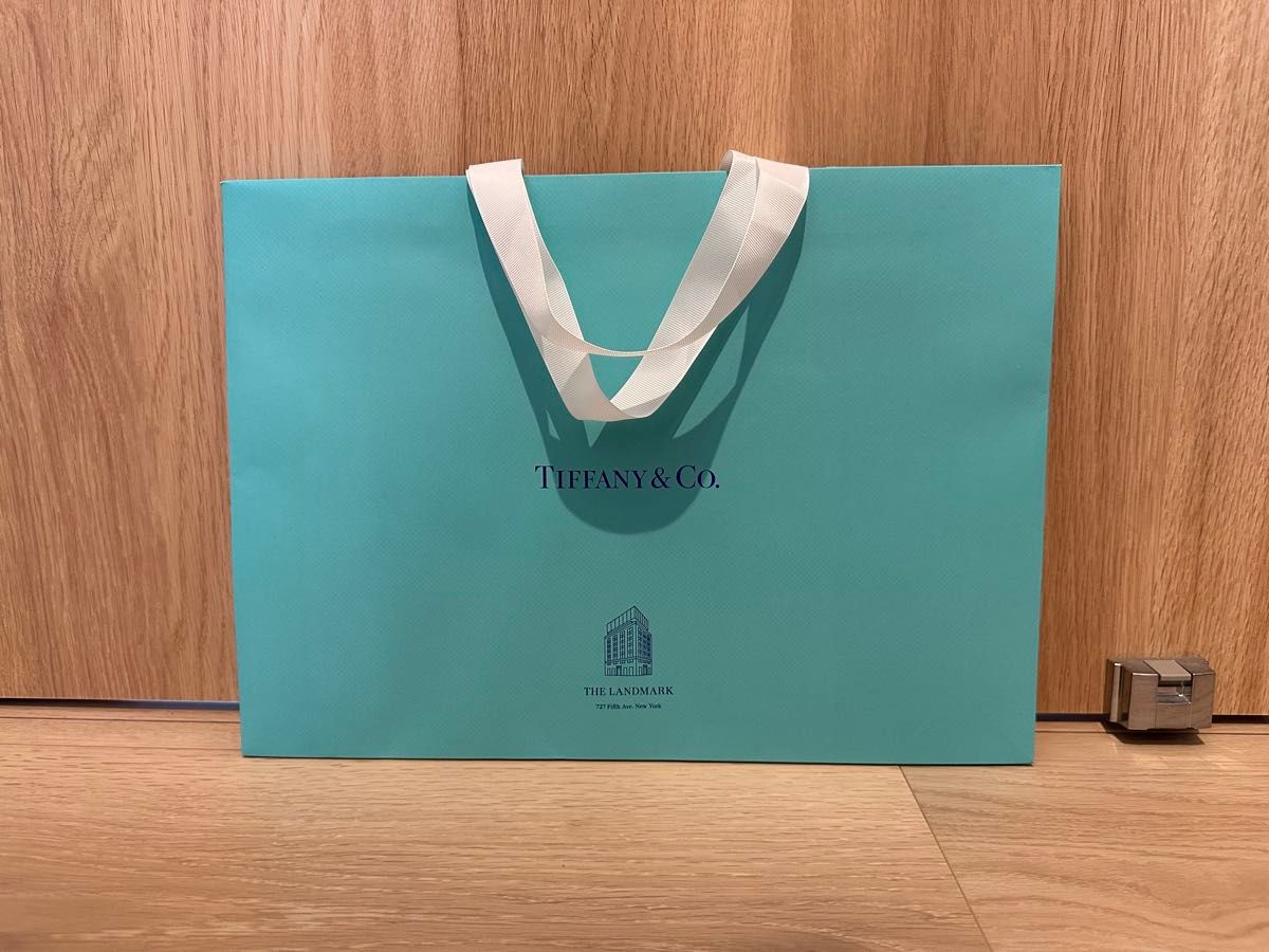 TIFFANY&Co ニューヨーク店チャーム付 ショップバッグ TIFFANY&Co ニューヨーク店チャーム付 ショップバッグ