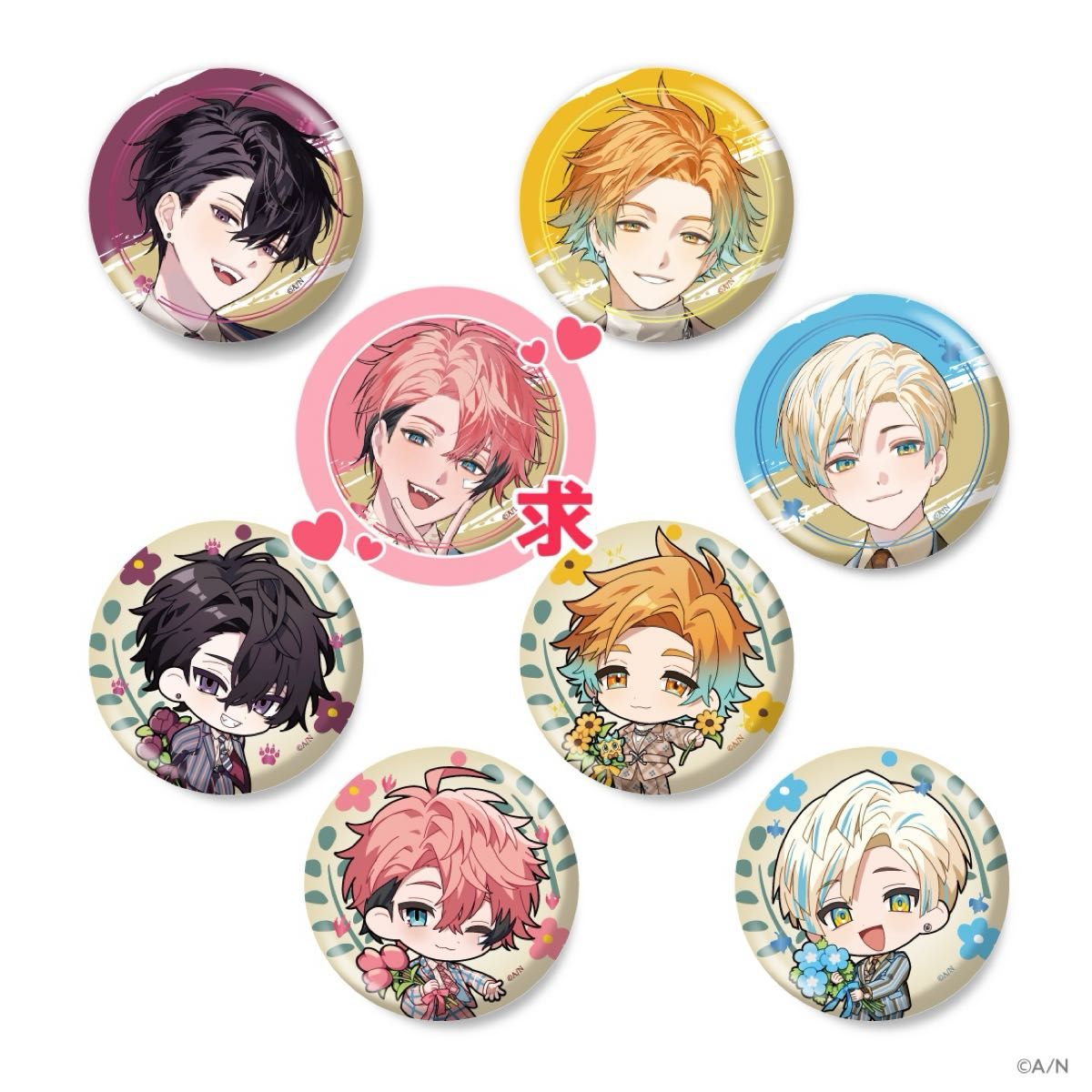にじさんじ オリエンス 2nd Anniversary 缶バッジ チェキ風 にじさんじ オリエンス 2nd Anniversary 缶バッジ チェキ風