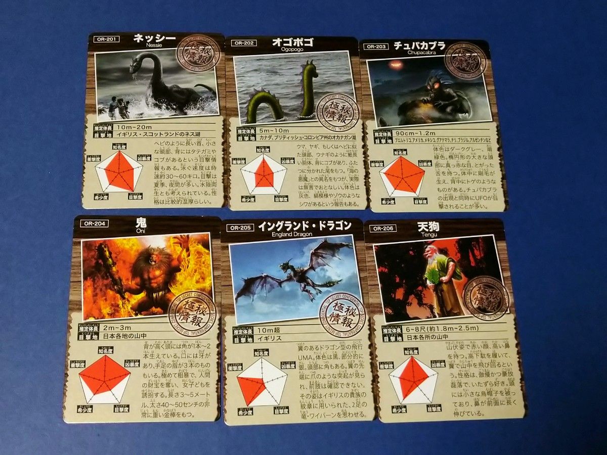 未確認動物UMAラムネ UMAカード UMAカード第2弾 UMA 未確認動物UMAラムネ UMAカード UMAカード第2弾 UMA