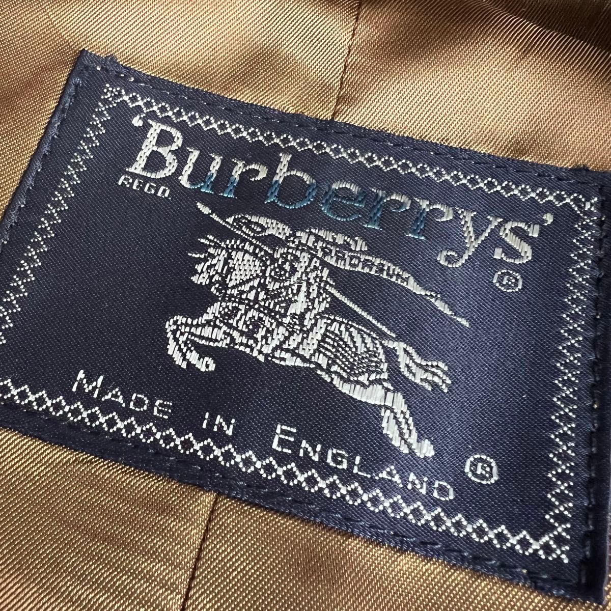 Burberry's バーバリーズ オールカシミヤコート 裏地シャドウ Burberry's バーバリーズ オールカシミヤコート 裏地シャドウ