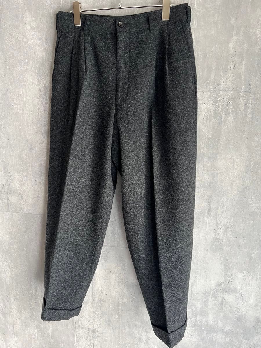 COMME des GARCONS HOMME 98年 ウール ワイドパンツ|Yahoo COMME des GARCONS HOMME 98年 ウール ワイドパンツ|Yahoo