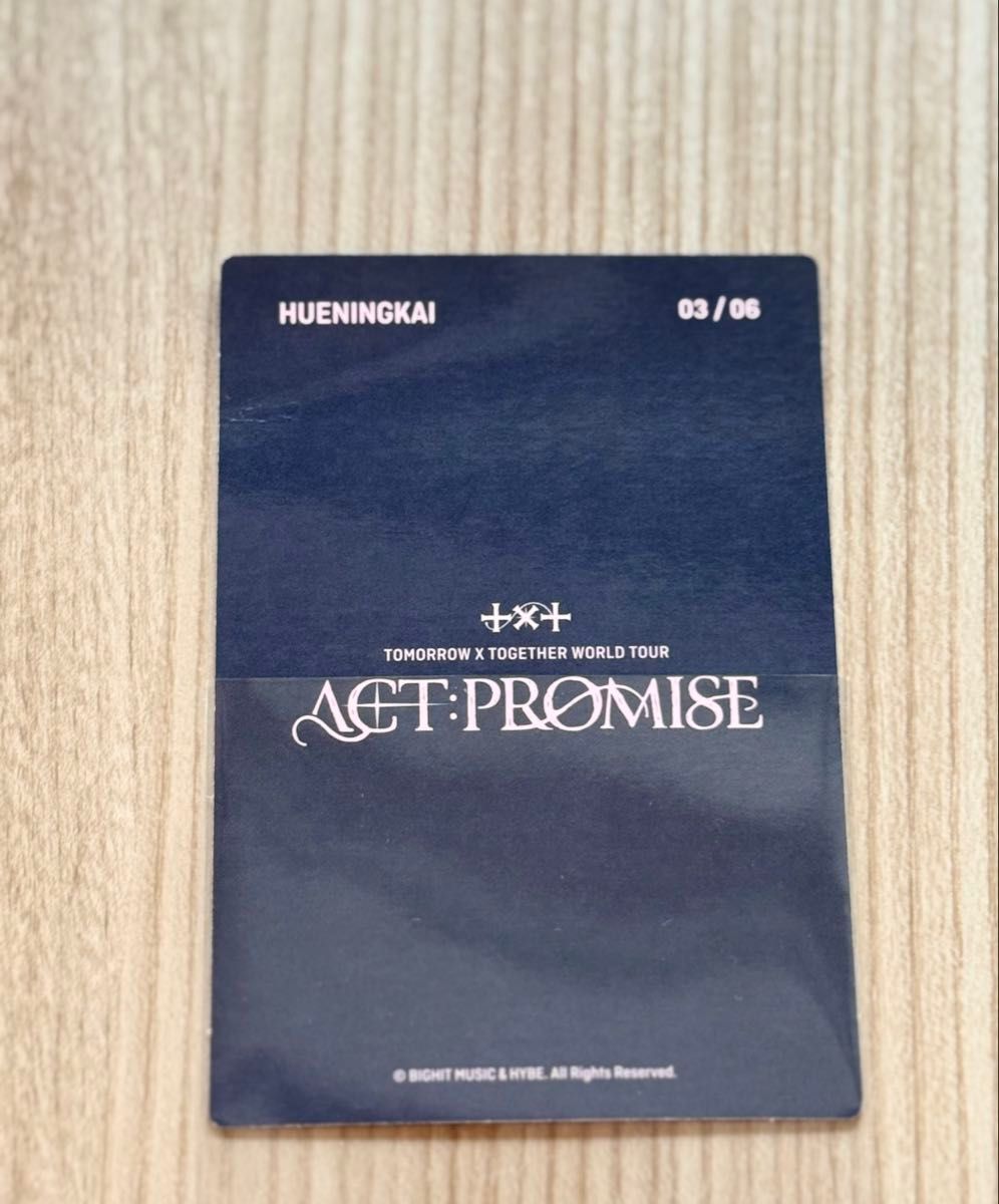TOMORROW X TOGETHER MINI PHOTO CARD ヒュニンカイフォトカード TOMORROW X TOGETHER MINI PHOTO CARD ヒュニンカイフォトカード